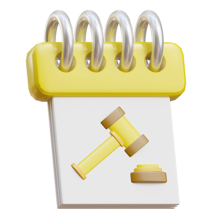 Bidding Date 3D Icon