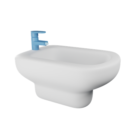 Bidet  3D Icon