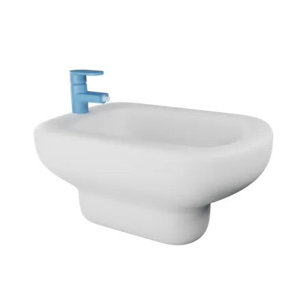 Bidet  3D Icon