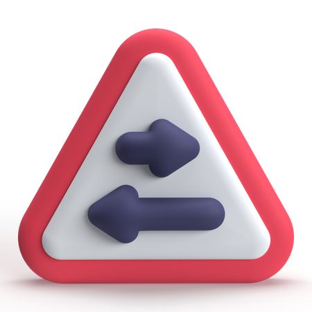 Dos caminos  3D Icon