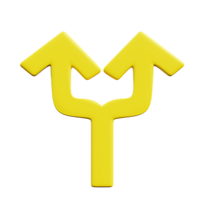 Deux façons  3D Icon