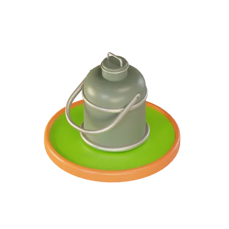 Le lait peut  3D Illustration