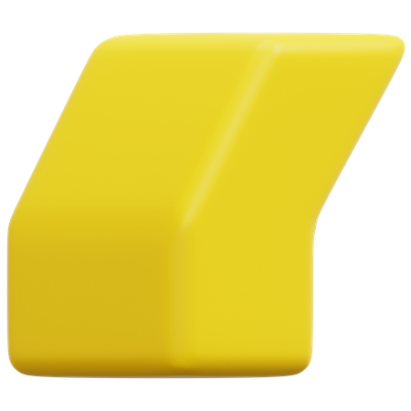 Biegen abstrakte Form  3D Icon
