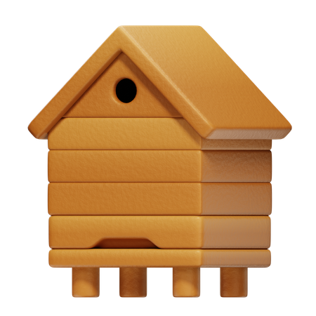 Bienenhaus  3D Icon