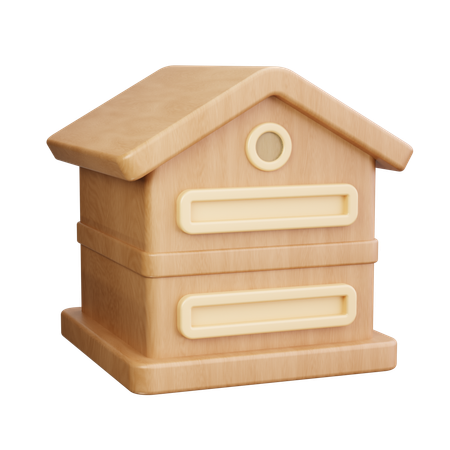 Bienenkasten  3D Icon