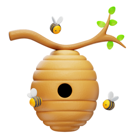 Bienenstock  3D Icon