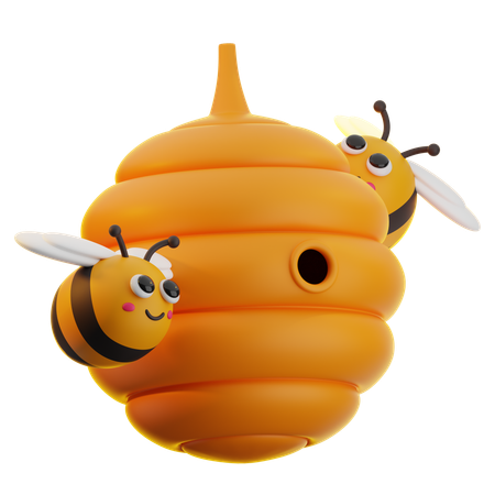 Bienenstock  3D Icon