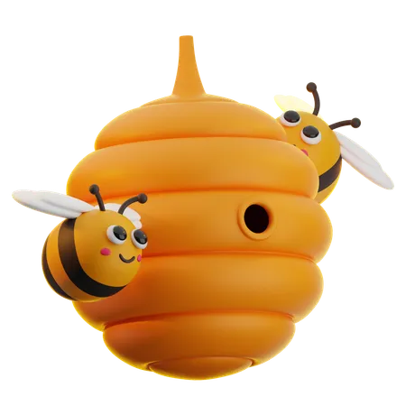 Bienenstock  3D Icon