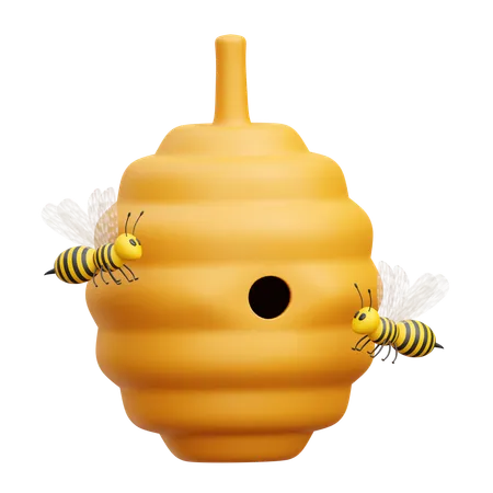 Bienenstock  3D Icon
