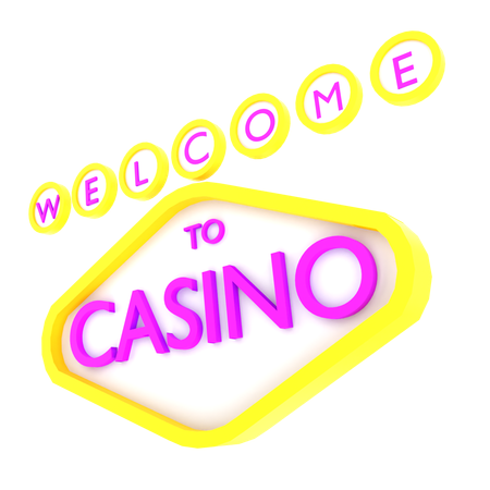 Bienvenido al casino  3D Icon