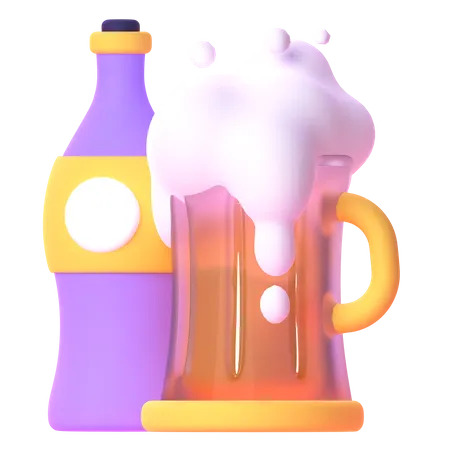 Bier  3D Icon