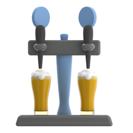 Robinet de bière  3D Icon