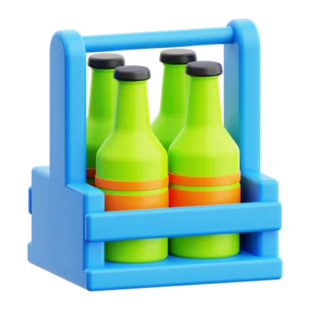 Bierflasche  3D Icon