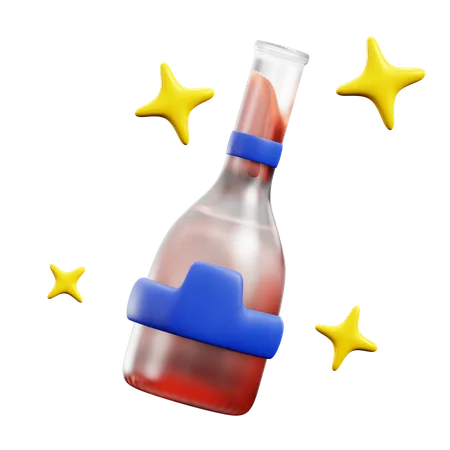 Bierflasche  3D Icon