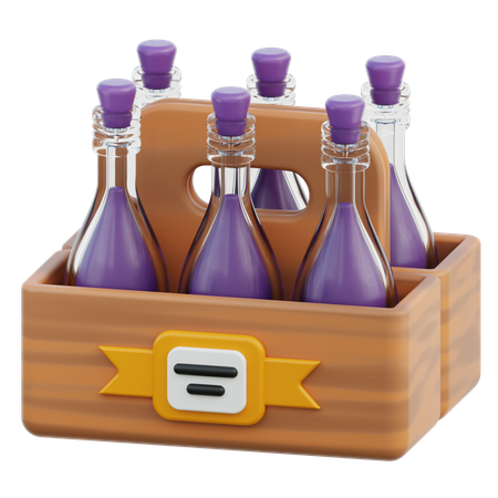 Bierflasche  3D Icon