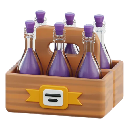 Bierflasche  3D Icon