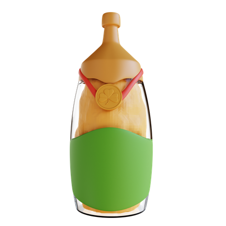Bierflasche  3D Icon