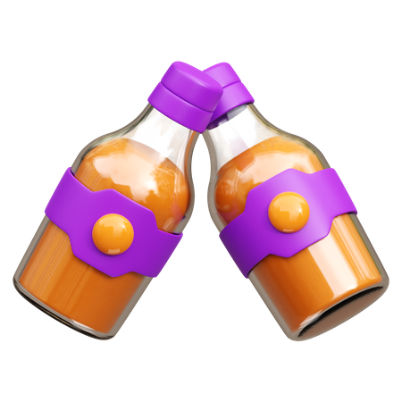 Bierflasche  3D Icon