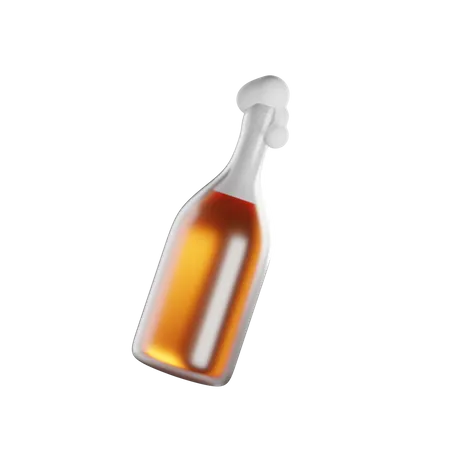 Bierflasche  3D Icon