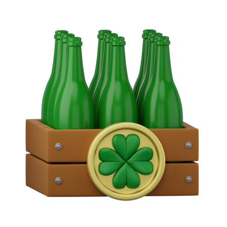 Bierkiste  3D Icon