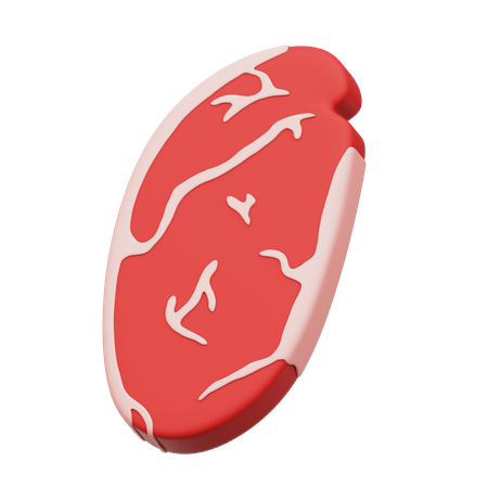Bife de carne  3D Icon