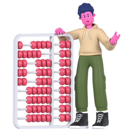 Big Abacus  3D Icon