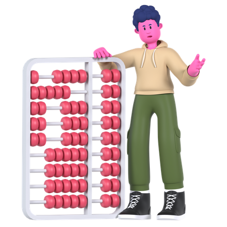 Big Abacus  3D Icon