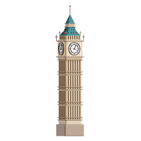 Big Ben  3D Icon