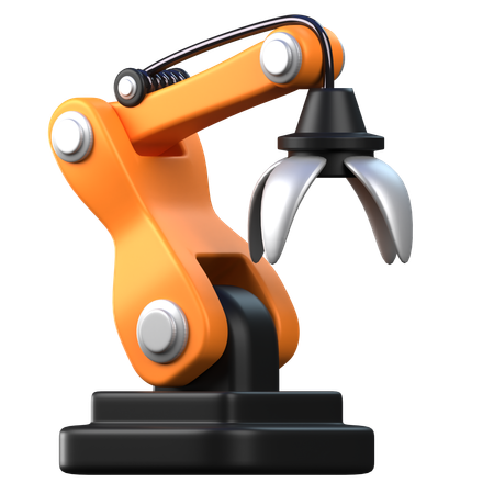 Big Claw Robotic Arm  3D Icon