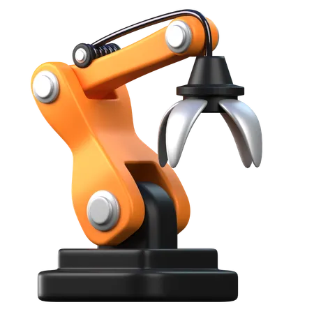 Big Claw Robotic Arm  3D Icon