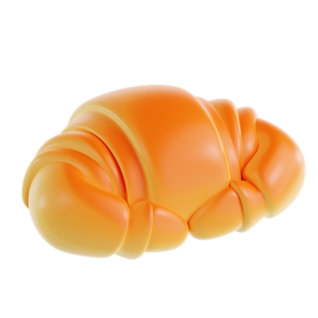 Big Croissant  3D Icon