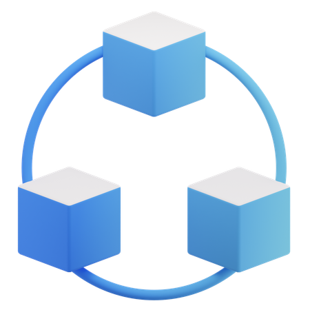 Big Data  3D Icon