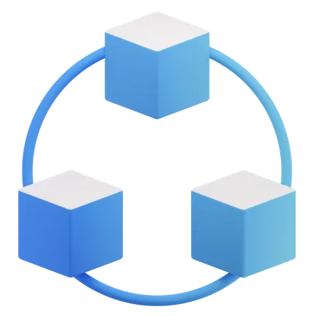 Big Data  3D Icon