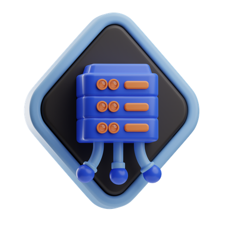 Big Data  3D Icon