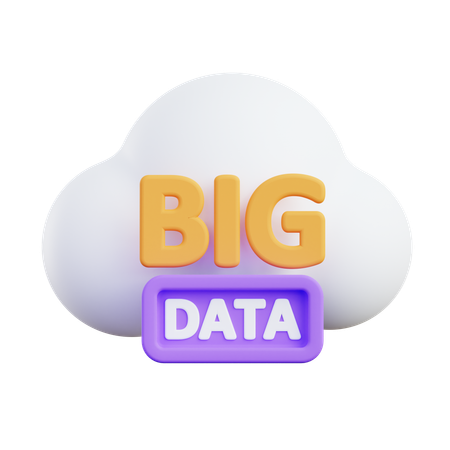 Big Data  3D Icon