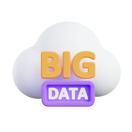 Big Data  3D Icon