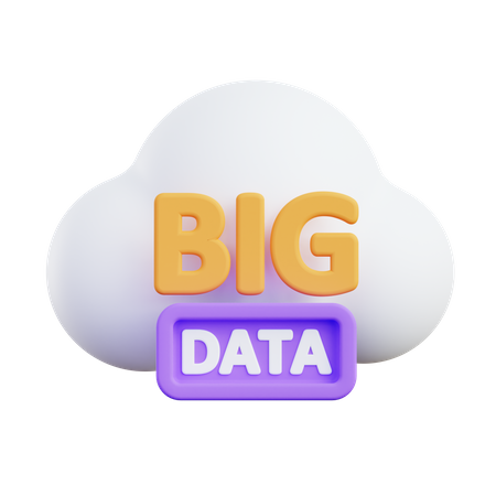 Big Data  3D Icon