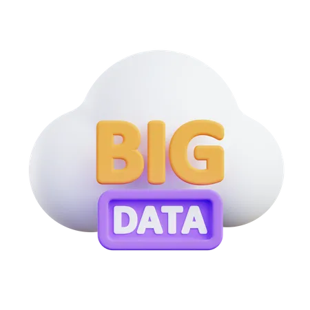 Big Data  3D Icon