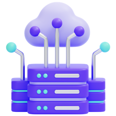 Big Data  3D Icon
