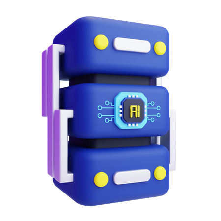 Big Data  3D Icon