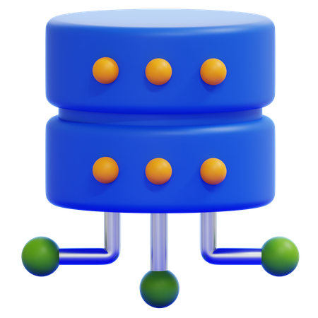 Big Data  3D Icon