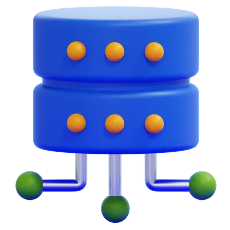 Big Data  3D Icon