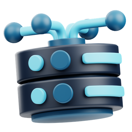 Big Data  3D Icon