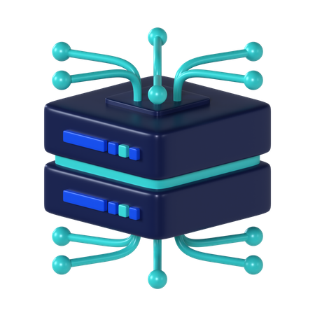 Big Data  3D Icon