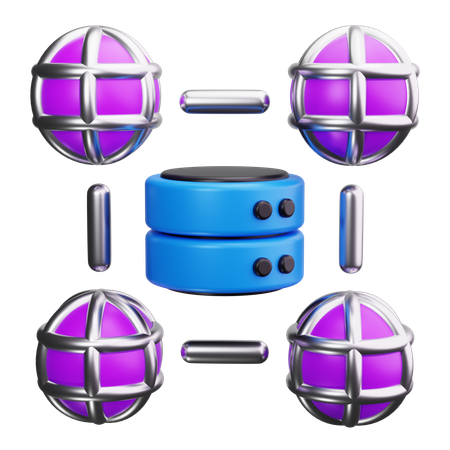 Big Data  3D Icon