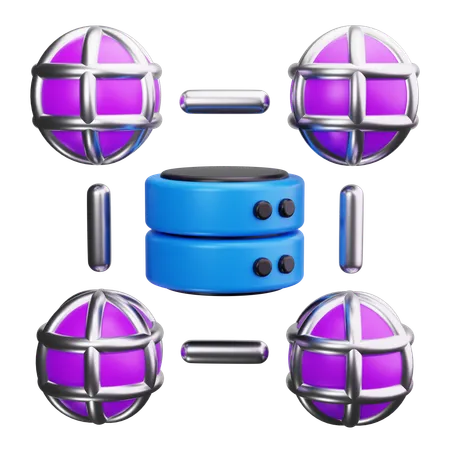 Big Data  3D Icon