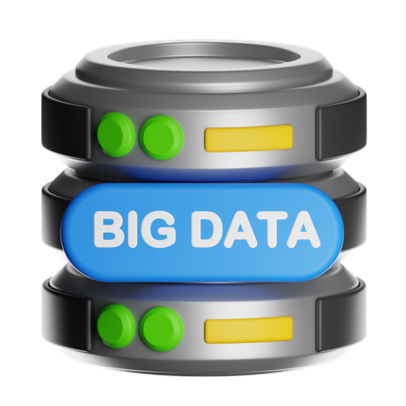 Big Data  3D Icon