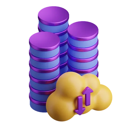 Big Data  3D Icon