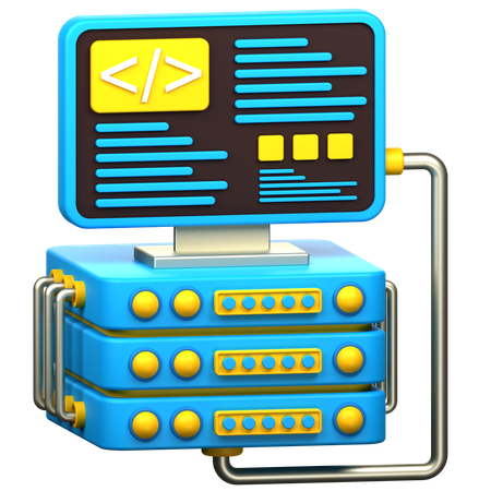 Big Data  3D Icon