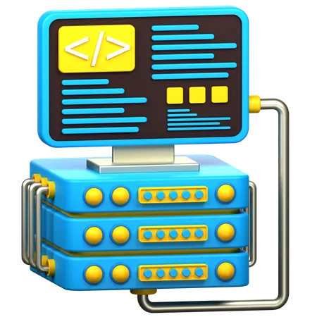 Big Data  3D Icon